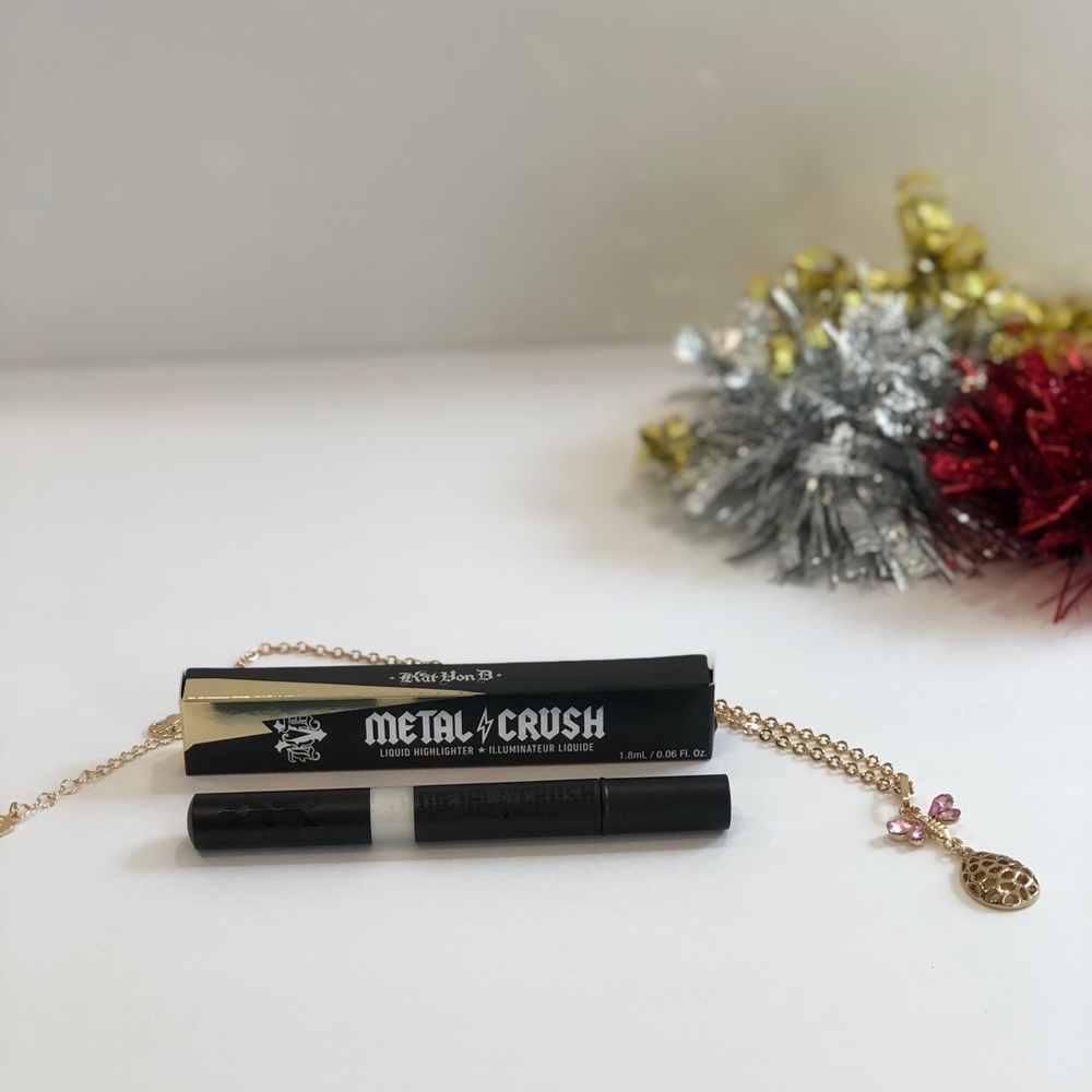 Metal crush liquid highlighter